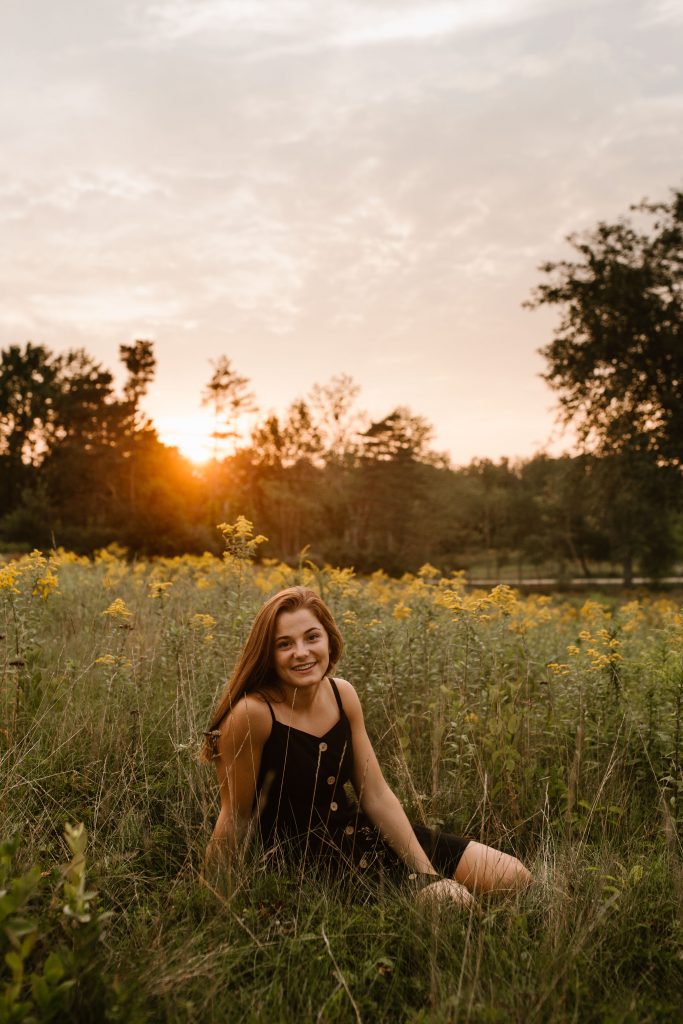 Sunset senior photos | Sarah La Croix Photography